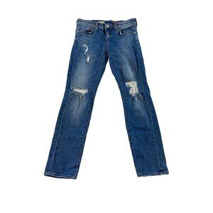 Pilcro And Letterpress Women's Slim Boyfriend Crop Jeans - 26